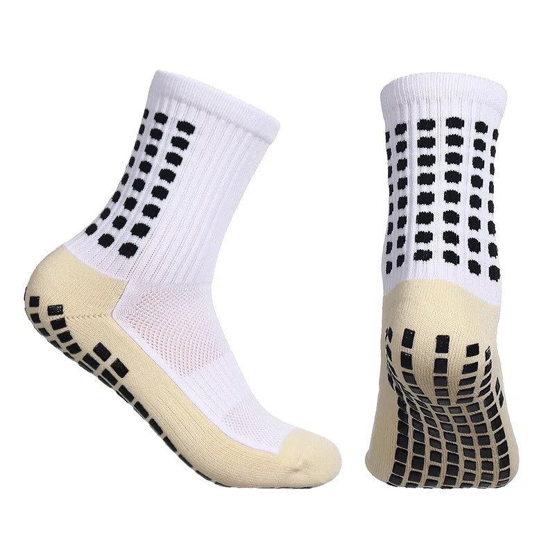 3 Pairs Non-Slip Grip Football Socks