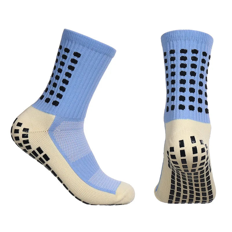 3 Pairs Non-Slip Grip Football Socks