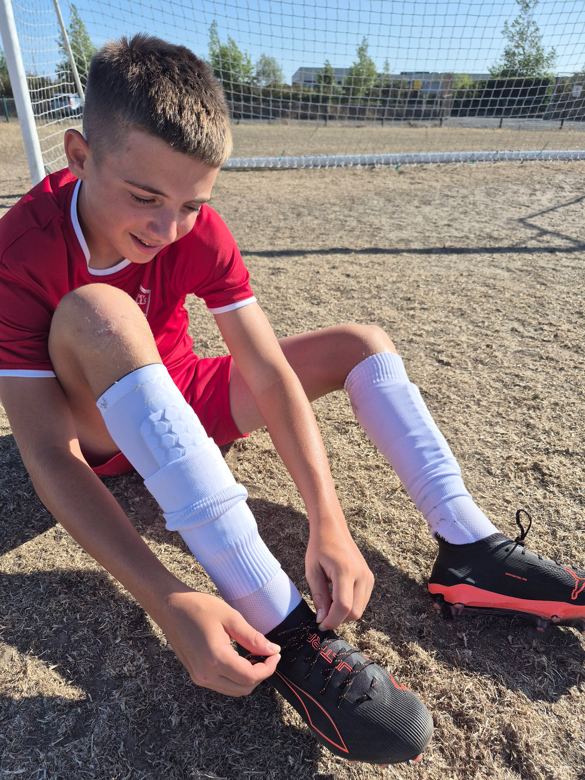Stay Locked Compression Shin Pads
