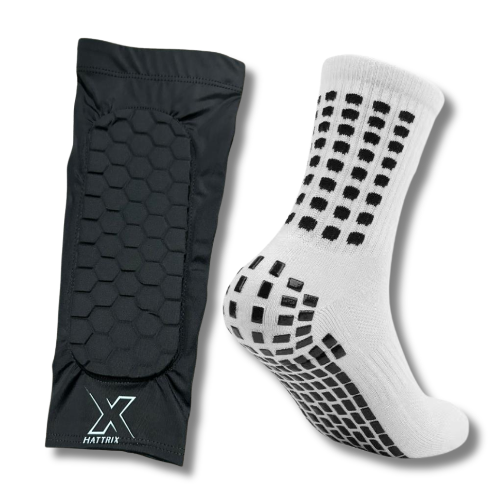 Hattrix Stay Locked™  Compression Shin Pads