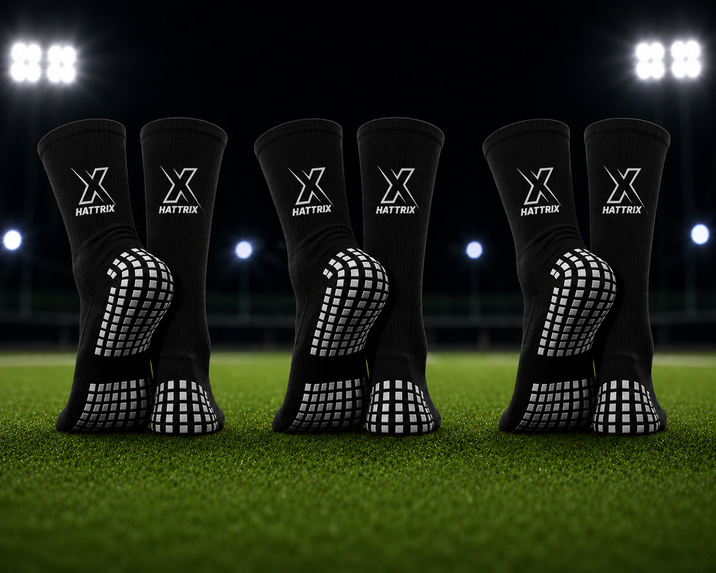 Match-Day Grip Sock Triple Pack - Best Value Bundle